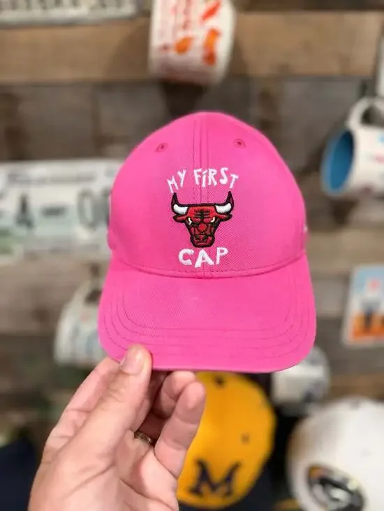 Adidas Chicago Bulls My First Cap Pink Infant Baby Hat