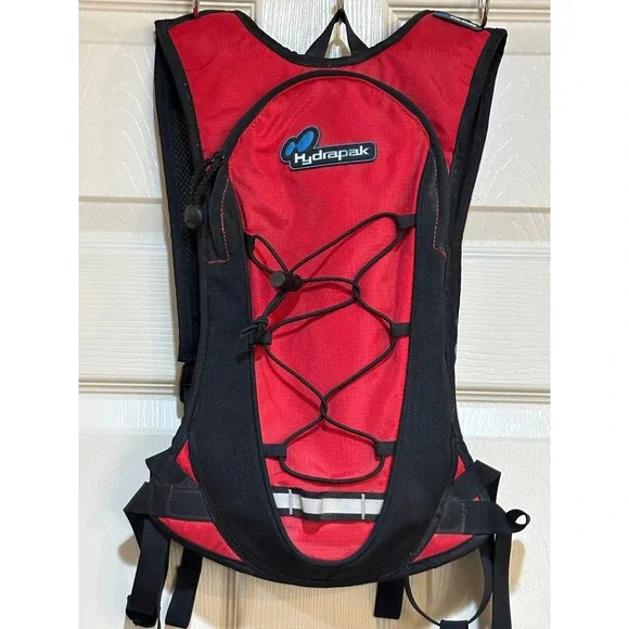 Hydrapak Hydration Pack Shell Red Black Cycling Running Hiking Backpack‎
