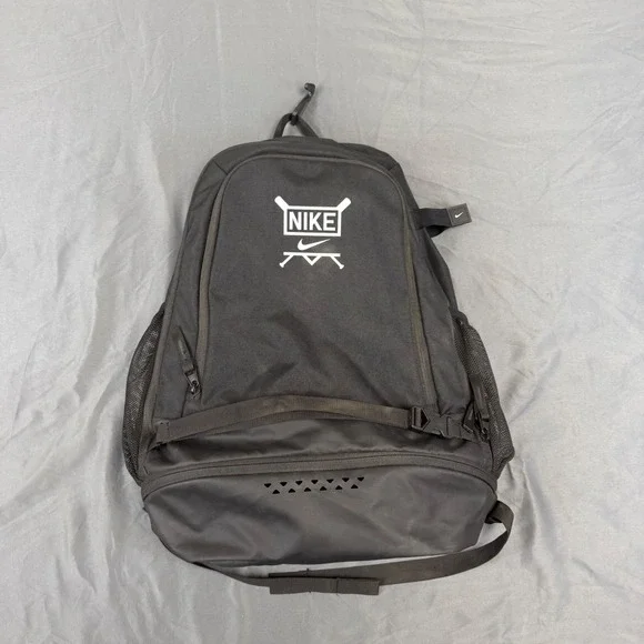Nike Baseball Vapor Select Backpack Black Ventilated Shoe Compartment Bag