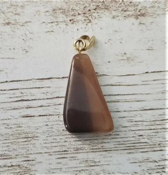 Unusual Pendant Shades of Brown Pendant