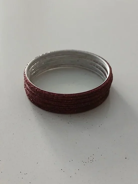 Exotic Indian Burgundy Bangles - Toddler