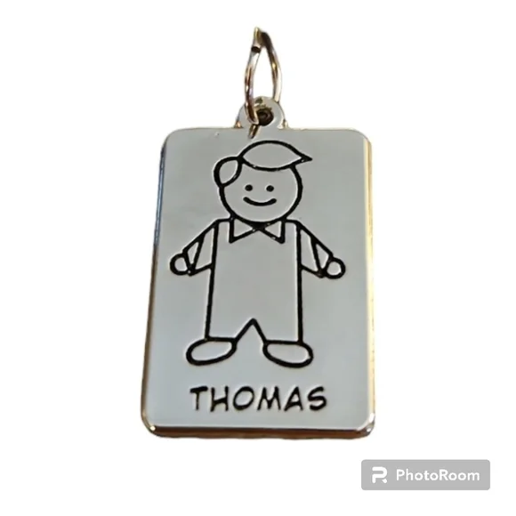 3/$25 Personalized Thomas Pendant Charm