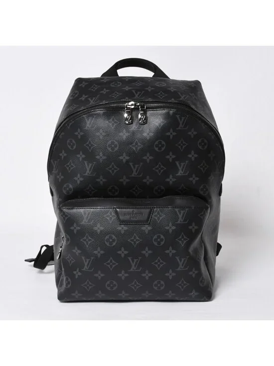 Louis Vuitton Backpack Discovery PM Black Silver Monogram Eclipse