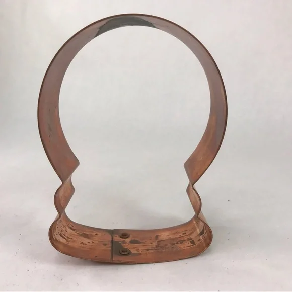 Kitchen Collectibles Snow Glove Copper Cookie Cutter Large Vintage USA