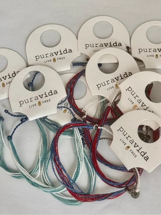 9 Pura Vida Kids Multicolor Friendship Bracelets - Puravida NWT