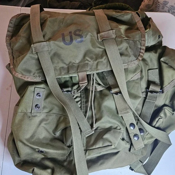 US Military ALICE Field Pack LC-1 Large Rucksack Olive Drab Green Tactical Bag