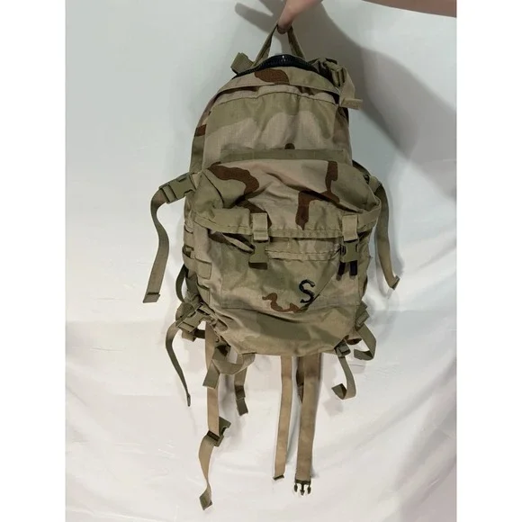 MOLLE II US Military Modular Lightweight Assault Pack Desert Camo Backpack