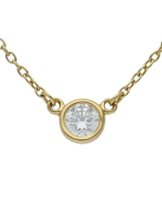 Tiffany & Co by the Yard Diamond Necklace Yellow Gold