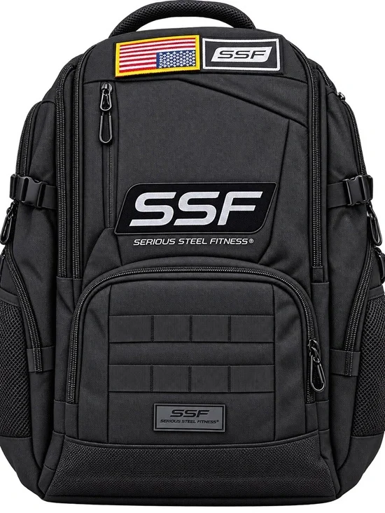 Black Tactical Backpack for Men — Durable Everyday Carry