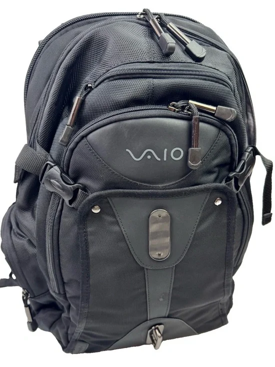 VTG Sony VAIO Black Gamer Multimedia 17” Laptop Backpack ONB202-01 VGP-AMB1A17/B