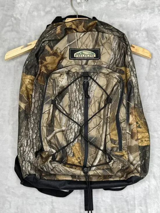 Fieldline Camo Backpack 3 Compartments Adjustable Outdoor Hiking Hunting