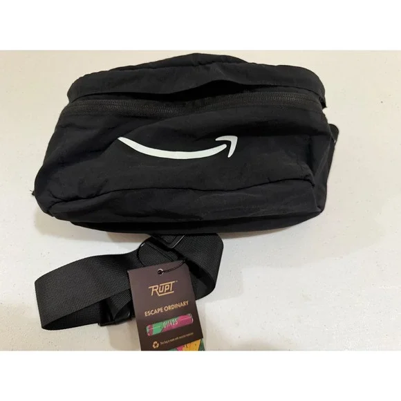 RUPT Modupack Amazon Convertible 2-in-1 Waist Pack to Backpack Black NWT