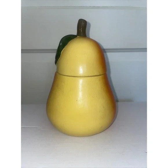Vintage MCM Pear Candle Unused 7.5