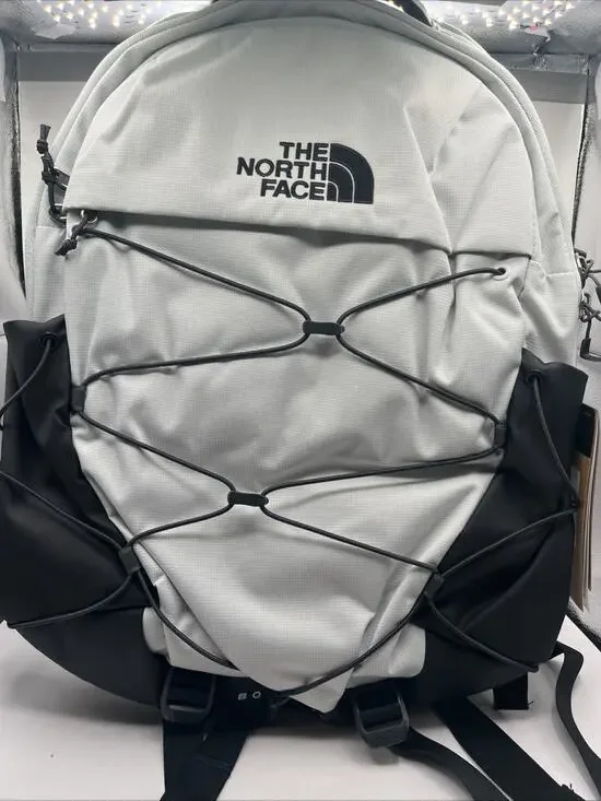 The North Face Borealis Backpack 28L Unisex Casual Sports Travel Bag Black Gray