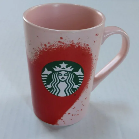 Starbucks, valentine/heart ceramic mug.
