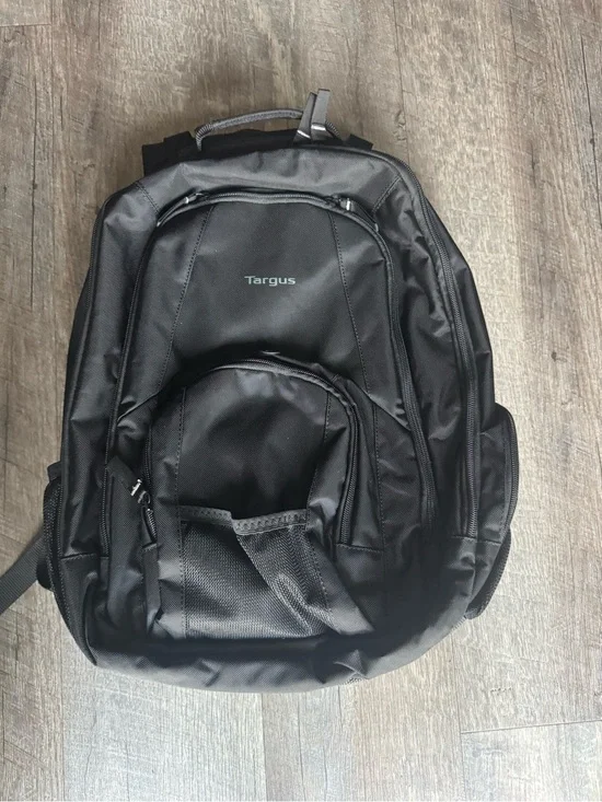 Targus Black Backpack with Multi-Compartment Design