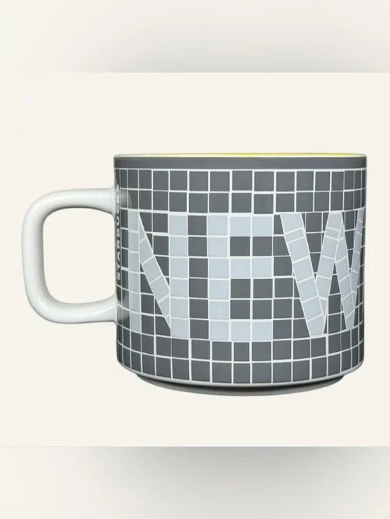 2019 STARBUCKS NYC NEW YORK CITY SUBWAY TILE CERAMIC COLLECTION MUG 12 OZ