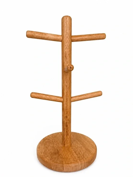 Threshold Rubberwood Mug Tree Holder