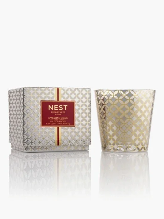NEST Fragrances - Limited Edition Sparkling Cassis 3-Wick Candle - 21.1oz - NWT