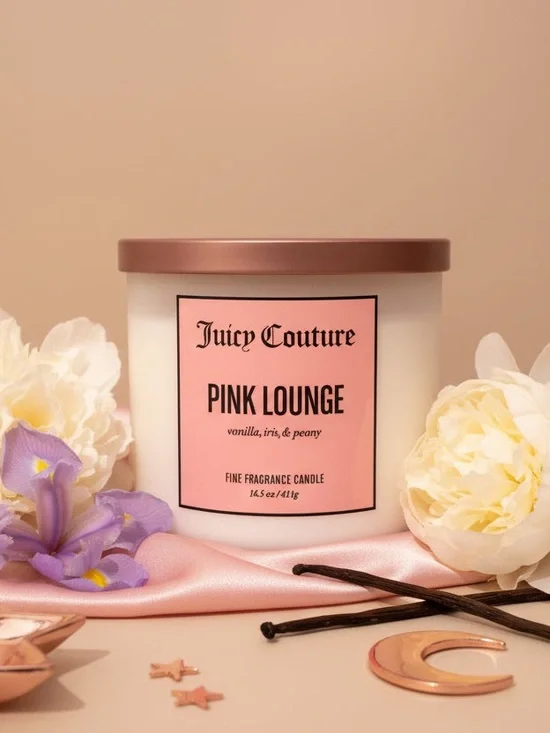 Juicy Couture Pink Lounge Scented Candle. Brand new.