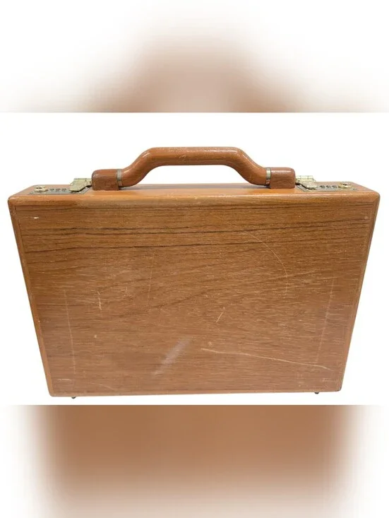 PRESTO Solid Wood Attache Briefcase‎