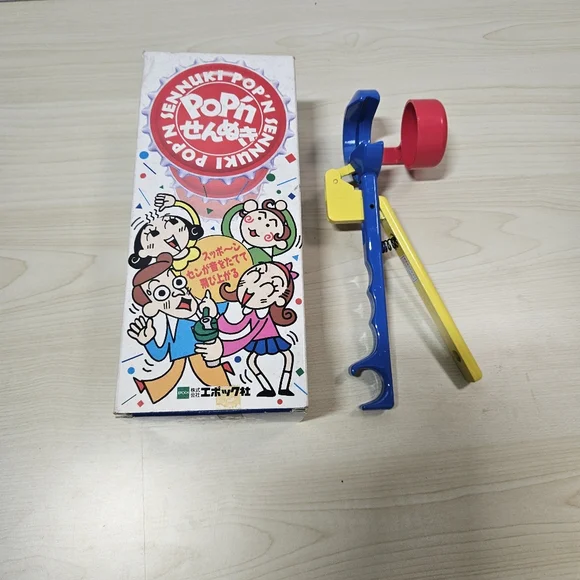 Retro POP'n SENNUKI Blue Bottle Opener Epoch Japan