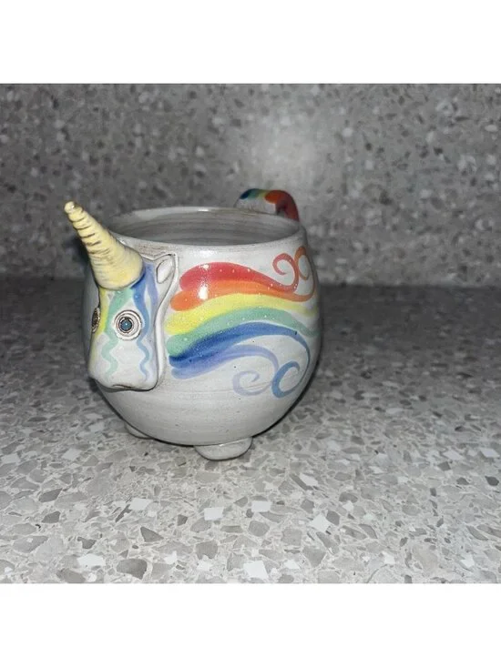Mudworks Pottery Unicorn Mug Made In USA