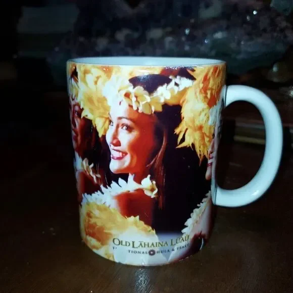 Old Lahaina Luau Coffee Mug Hula Girls