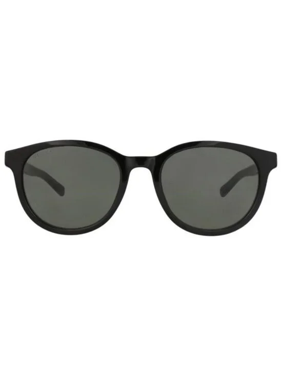 New Gucci Mens Round/Oval Black Black Grey Fashion Designer Sunglasses