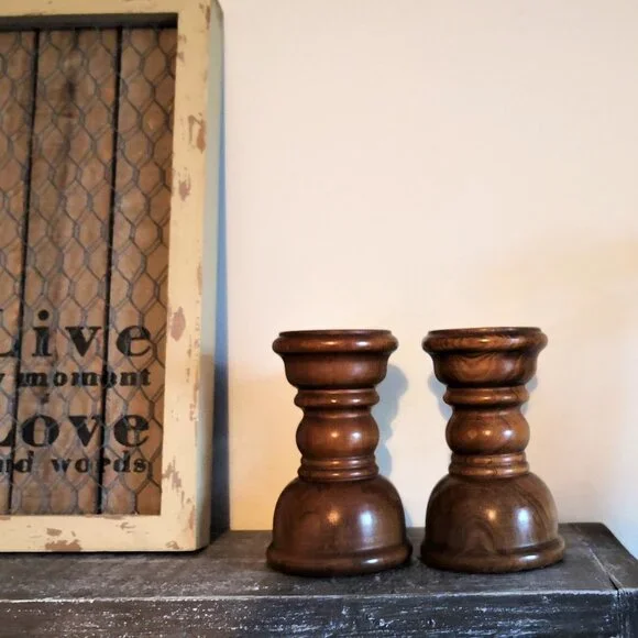 Pedestal Candle Holder (Set of 2) 4 1/2