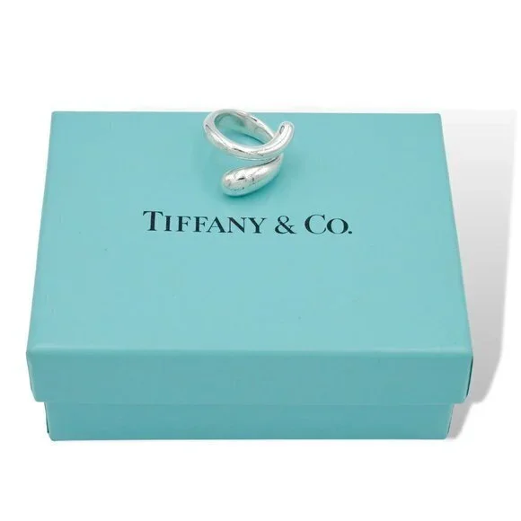 Tiffany & Co. | Elsa Peretti Teardrop Ring | Sterling Silver | Size 3.5