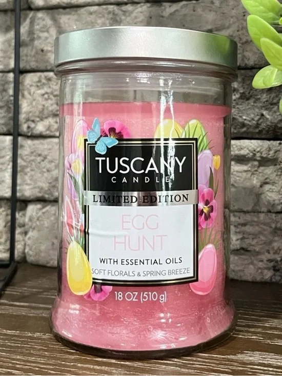 Tuscany Candle Limited Edition-Retired Floral-Spring Breeze 2-wick ~New~ 18oz