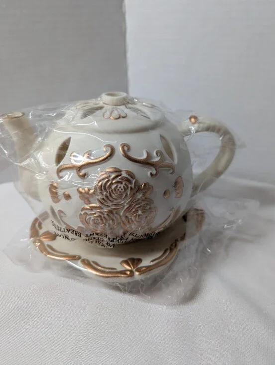 Partylite Tea Time Tealight Holder P7301 Brand New In Box