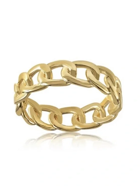 Gold Link Ring