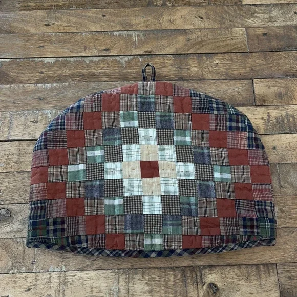 Hand Quilted Patchwork Tea Cozy for Teapot Made in India 13” x 10”