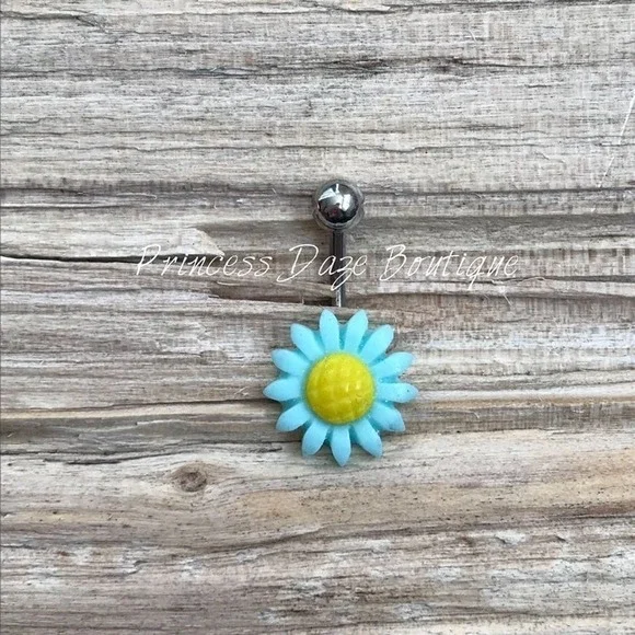 Sunflower‎ Belly Button Ring