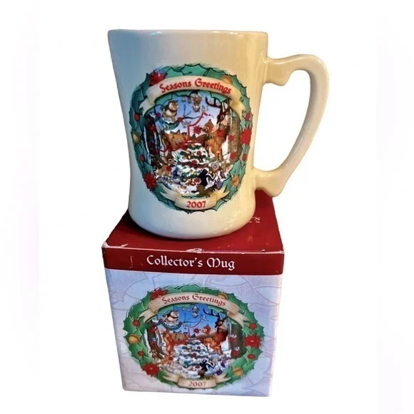 Disney Christmas Through the Years Collection Bambi Coffee Mug 2007‎