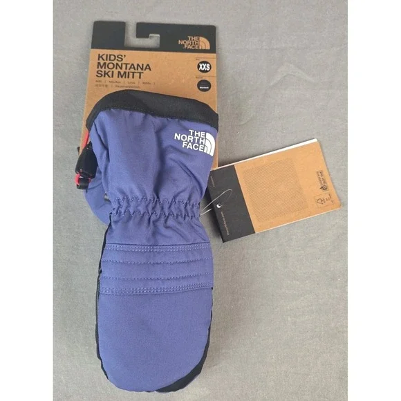 The North Face Kids Montana Ski Mitt Snow Mittens Cave Blue‎ Size XXS MSRP $50