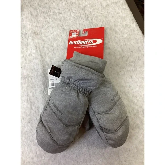 Hotfingers Flurry II Jr Mitt Gray Waterproof Winter Mittens Youth Size L9-10 pic