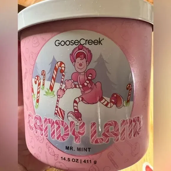 Goose Creek Limited Edition Candlyland Mr Mint 3 Wick Candle