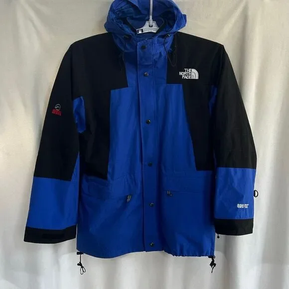 Vtg The North Face Summit Series Gore-Tex Mountain Jacket Coat Mens Sz XXL Blue