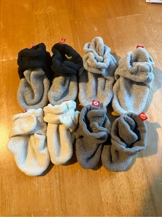 Zutano Fleece Baby Bootie Bundle 6/18/24mo