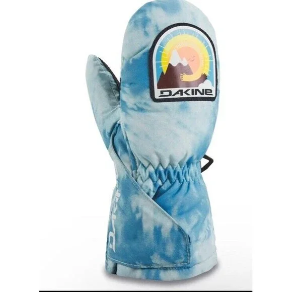 New Dakine Kids Brat Snowboard Mitts Toddler Medium Nature‎ Vibes Youth New Lg