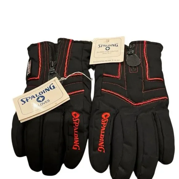 Spalding Youth Gloves Tag vintage ages 15-17 NWT