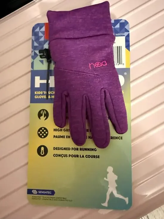 HEAD kids' touchscreen running gloves