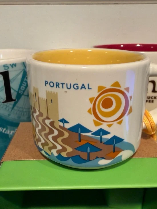 Starbucks 2oz Portugal ornament.