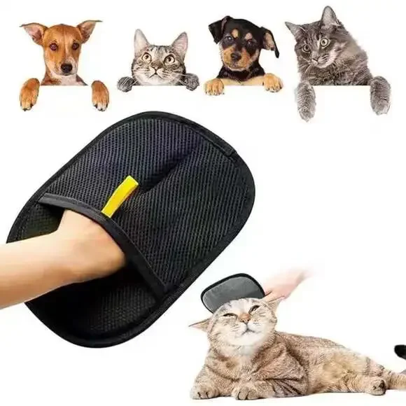Pet Hair Cleaning and Collection Gloves Pet Double-Sided Multi-Functional Beauty