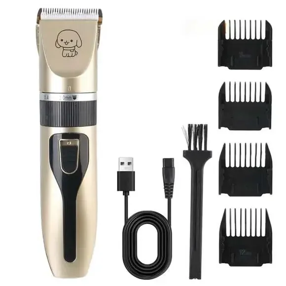 Pet Electric Clippers for Dog and Cat Shaving; Pet Hair Trimmer; Electric Beauty