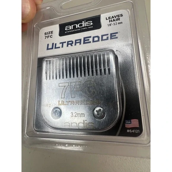 NEW Andis UltraEdge Detachable Clipper Blade Size 7FC 3.2mm Fits AG AGC BG FHC