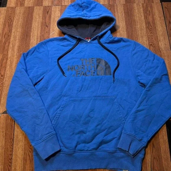 The North Face Blue Tech Essential Sportswear‎ Hoodie Medium